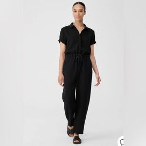 Eileen Fisher Classic Black Jumpsuit